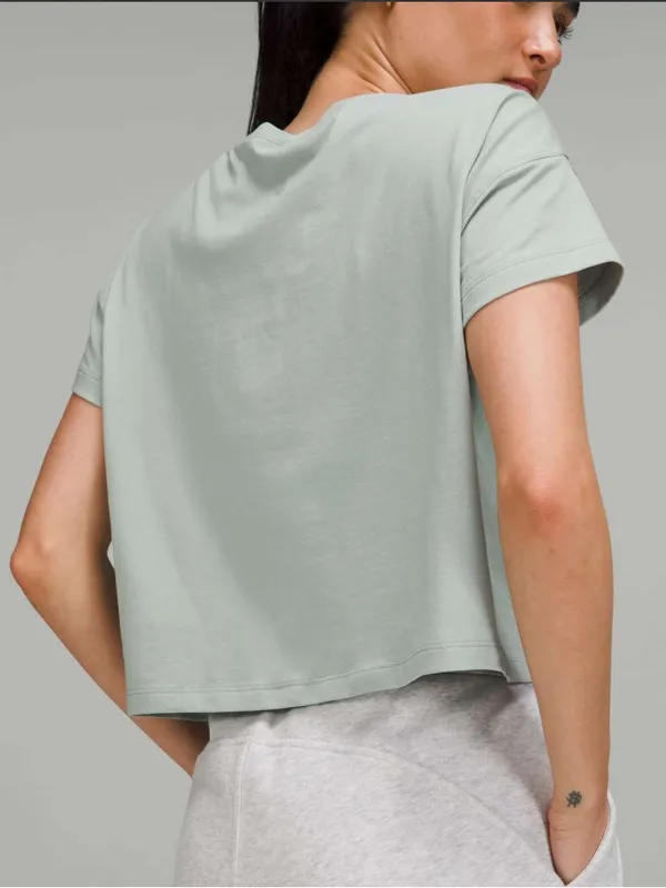 Lululemon Silver Blue Cates T-Shirt - Image 3