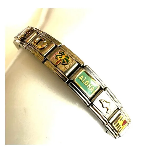 LinQ stainless steel link bracelet Silver - Image 9