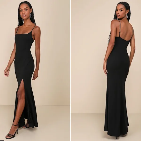 LULU's Sexy Chic Prom Wedding Cocktail Sophisticated Bustier Corset Maxi Dress - Image 4