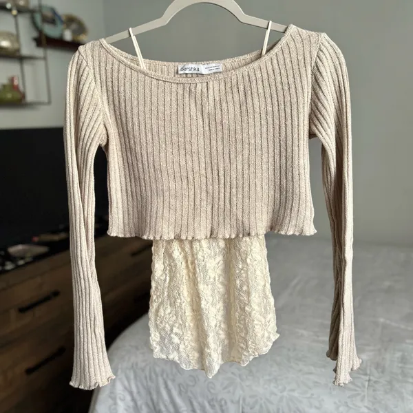 Crop Knit Top XS - Image 5