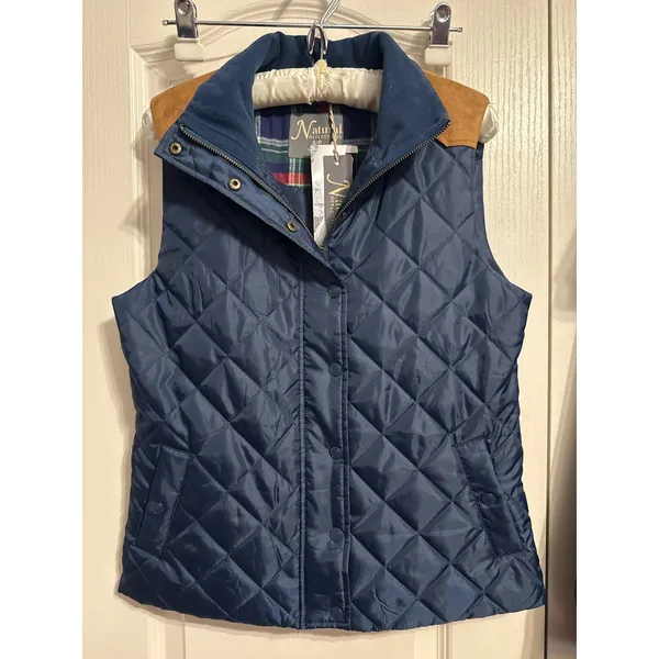 Natural‎ Reflections Quilted Vest Plaid Lined Equestrian Preppy Cabincore Chore - Image 2