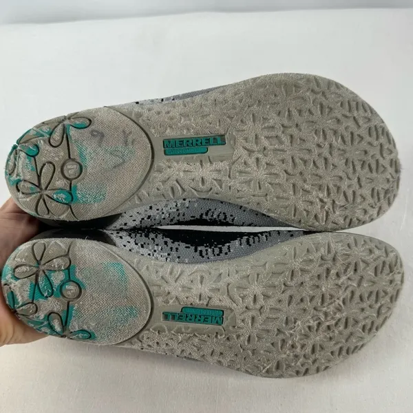 Merrill Synthetic Round Toe Flat in Grey‎ Size 6.5 - Image 11