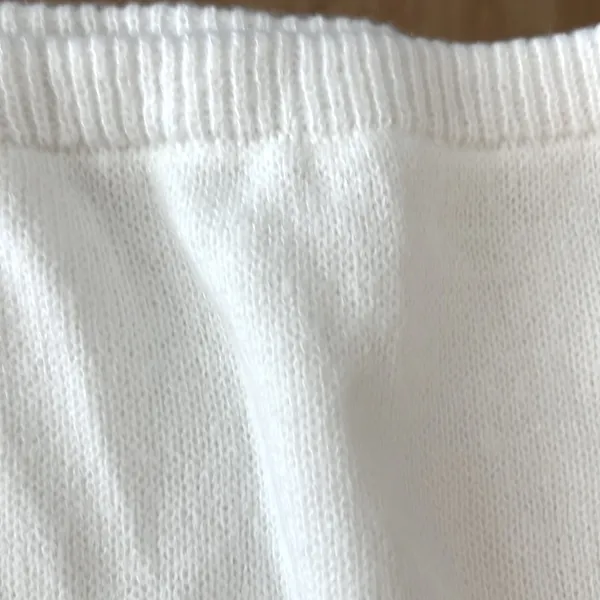 COMMENSE White Knit Halter Top Midi Maxi Skirt Matching Set Coord Small - Image 14