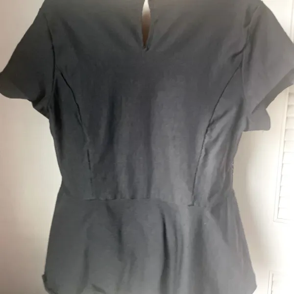 Torrid Black Short Sleeve Blouse Size‎ 1X - Image 3