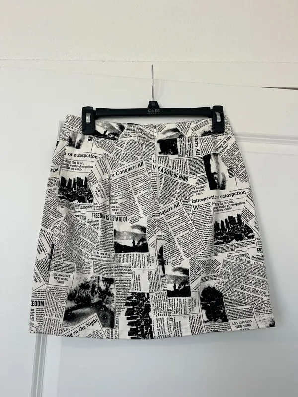 Windsor Newspaper Skirt - Image 3