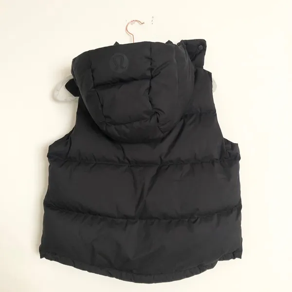 Lululemon Wunder Puff Cropped Vest Black Size 4 - Image 8