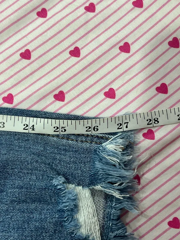 Lovervet High Rise, Medium Wash, distressed Dad Jeans - Image 10
