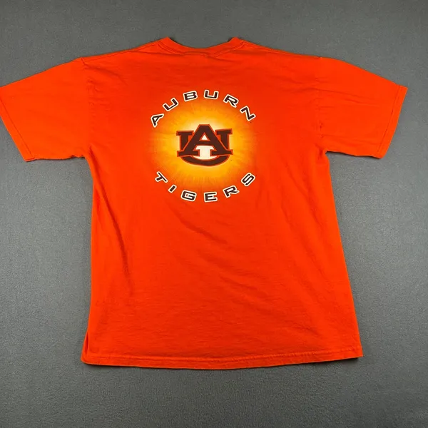 Auburn Tigers T-Shirt‎ Womens Large Jerzees NCAA Orange Football College Graphic - Image 7