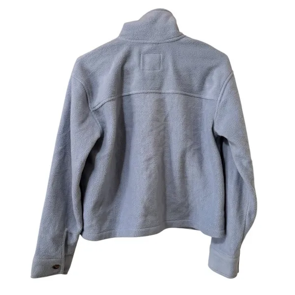 Thread & Supply Women Size Small Button Down Crop Fleece Jacket Casual Preppy‎ - Image 2