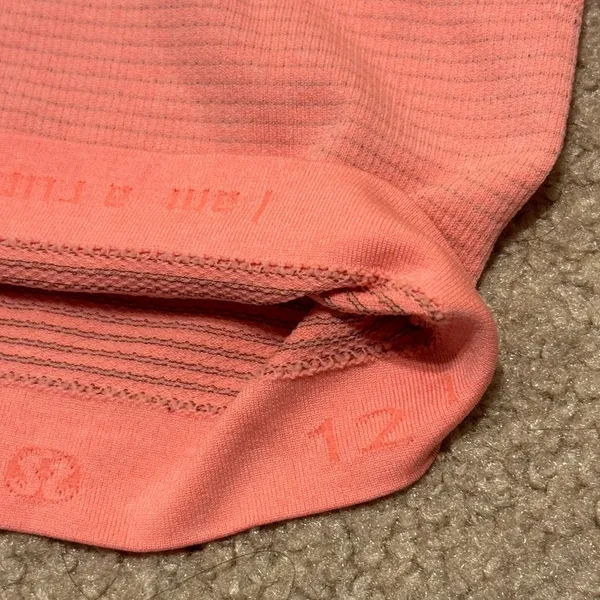 Lululemon Swiftly Tech Tank Top Size 12 Coral Orange - Image 4