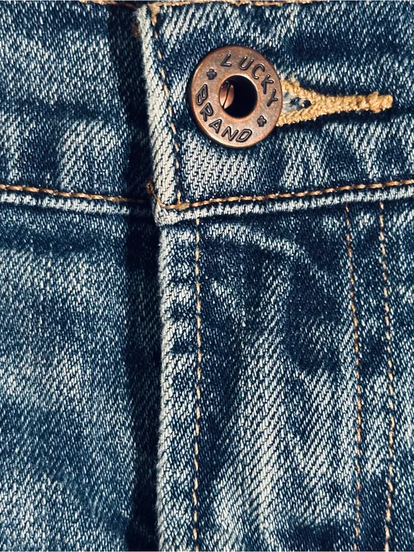 Lucky Brand ORTA Blue Denim Jeans Sz 4 / 27 - Image 4