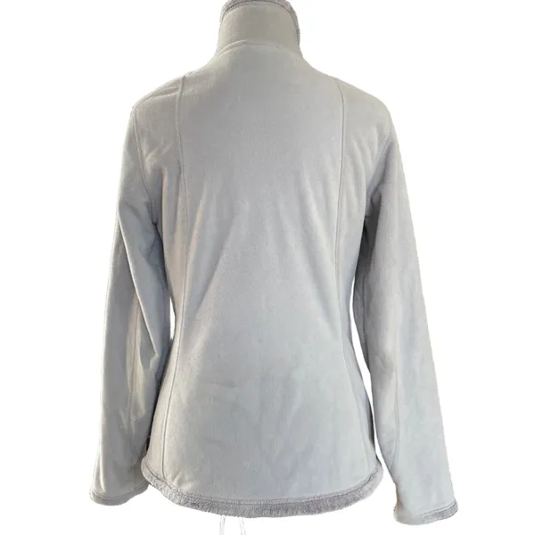 The North Face Women's  Fleece Jacket Gray Size M - Image 2