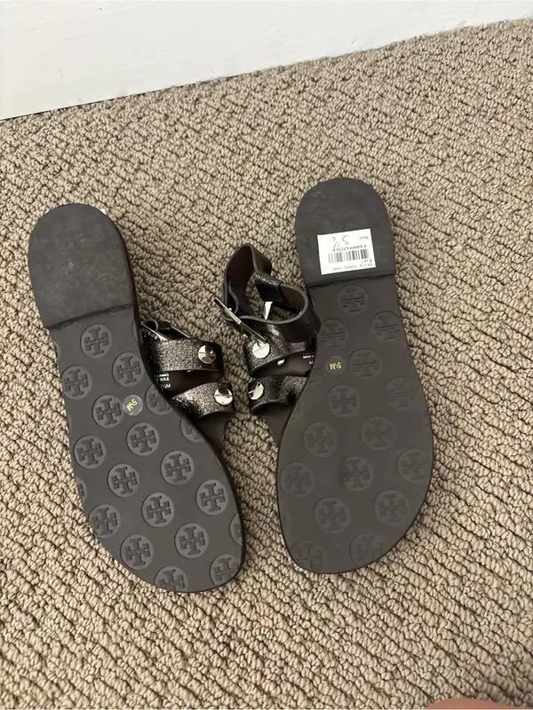 Tory Burch Briza metallic gladiator sandals - Image 3