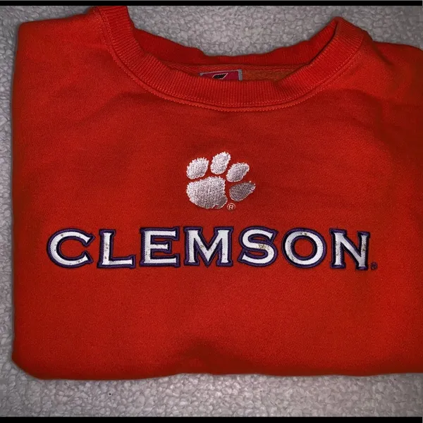 Colosseum Clemson Tigers crewneck sweatshirt - Image 2