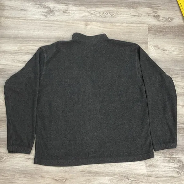 Gray 1/2 Zip Pullover Long Sleeve Lightweight Unisex Sweatshirt Size XL - Image 6