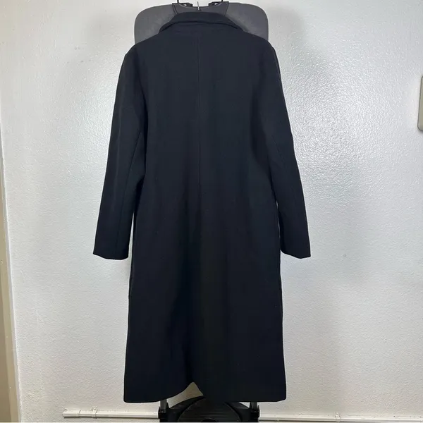 Chou Yatou | Women's Black Pea‎ Coat - Image 3