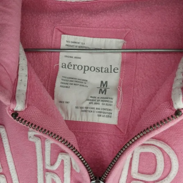 Aero Pink Y2K Coquette Loungewear Zip-Up Hoodie - Image 5