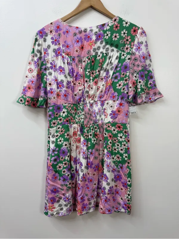 Beyond the Radar mixed floral print corset mini dress size XL - Image 5