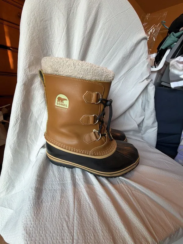 Sorel 1964 Pac Nylon Waterproof Winter Boots Size 8 - Image 2