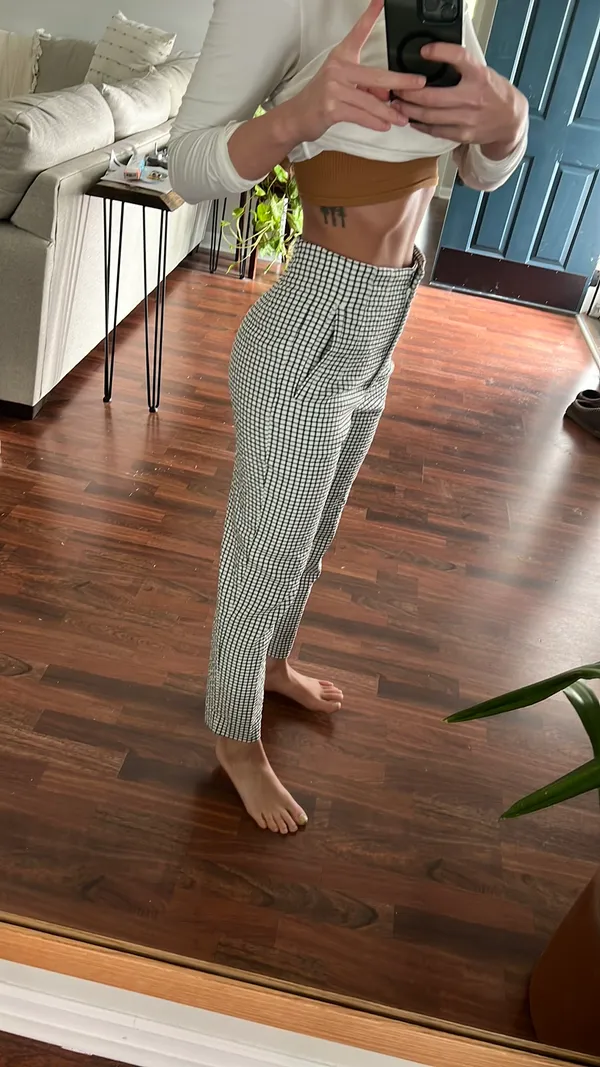 ZARA Plaid Trousers - Image 8