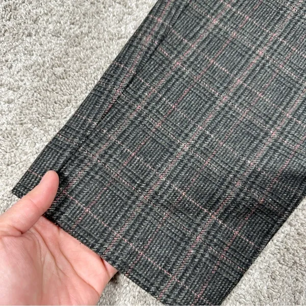 Wilfred Wool Cashmere Blend Chambéry Plaid Pants Cropped Pleated Tartan Size 0 - Image 10