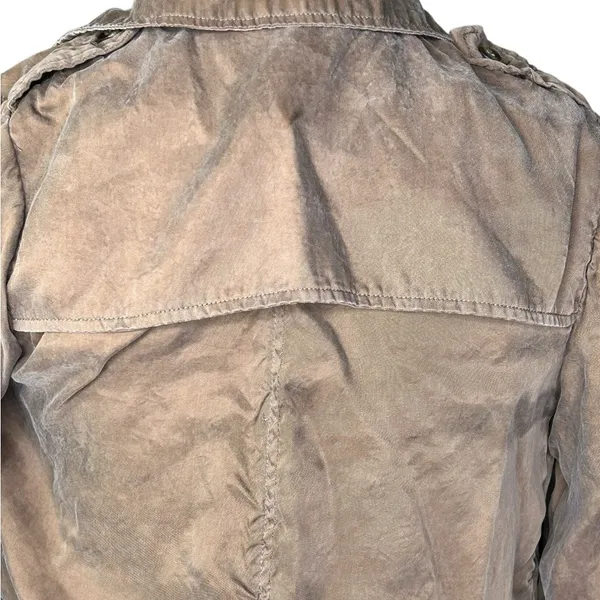 Anthropologie x Moth Carrie Belted Trench Coat Size X-Small Open NO BELT - Image 9