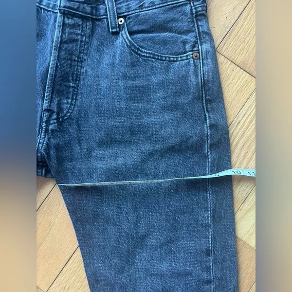 Levi's Black 501 high-rise straight-leg denim jeans - Image 8