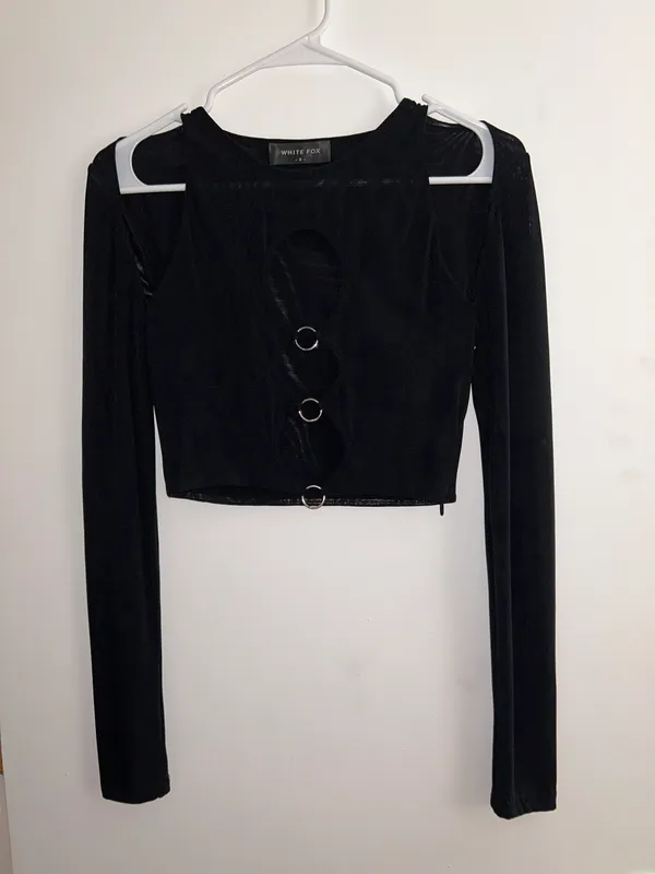 Cutout Crop Top - Image 2