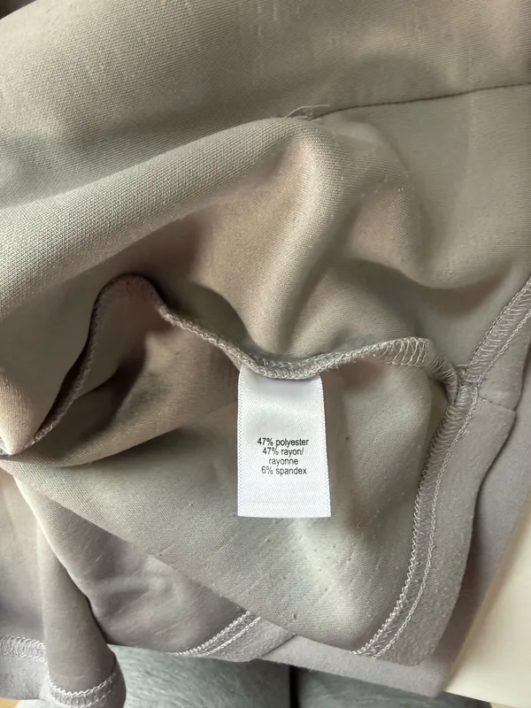 Maurices Scuba Hooded Sweatshirt Light Gray Pullover Loungewear - Image 9