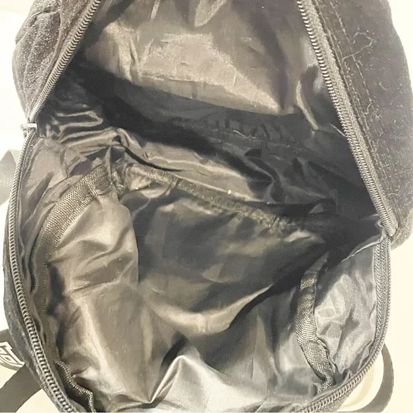 Victorias Secret‎ Pink Black Mini Suede Backpack - Image 3