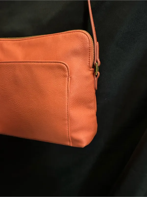 Universal Thread Women's Compact Orange Crossbody Shoulder Bag Purse - Image 4