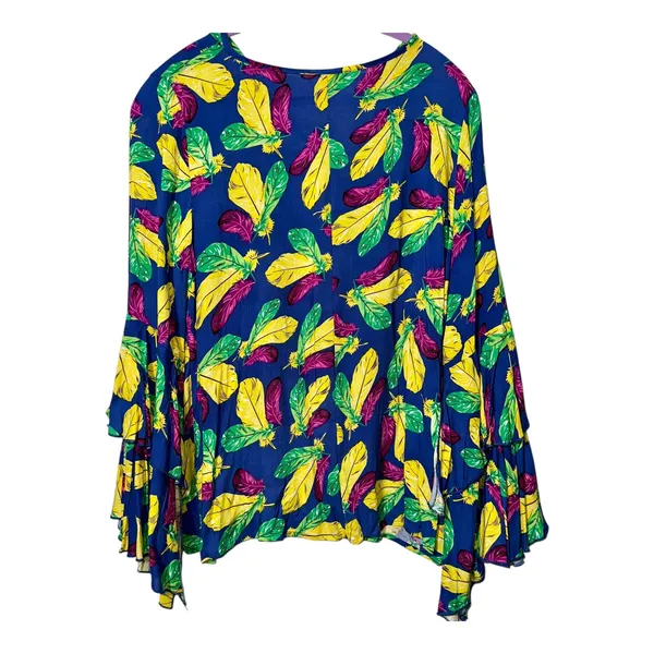 NWT ENTRO Vibrant Shirt‎ - small - Image 2