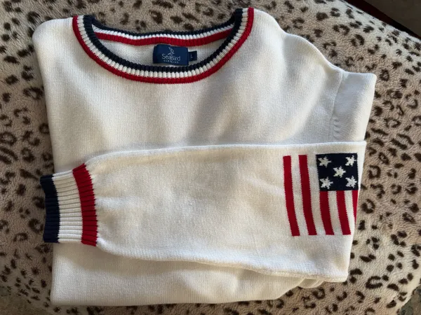 Seabird Unisex Flag Americana Sweater Ultra Prep - Image 6