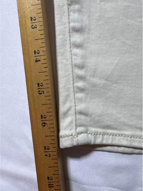 Universal Threads High Rise Skinny Jeans in Cream - Size 17R - Image 6