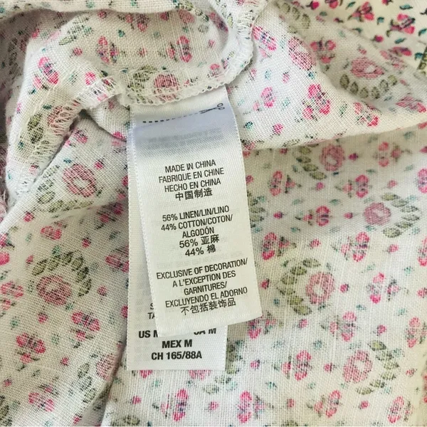 Juicy Couture linen cotton blend relaxed mini dress. Size medium. - Image 7
