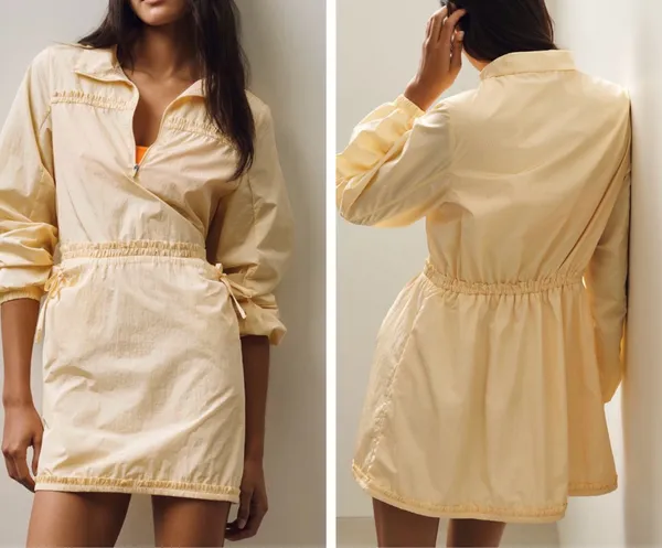 Anthropologie Daily Practice Sporty-Chic Anorak Mini Dress, Size XS - Image 2