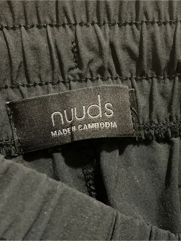 Nuuds Refine Black Jogger Pants Womens Size Small - Image 7