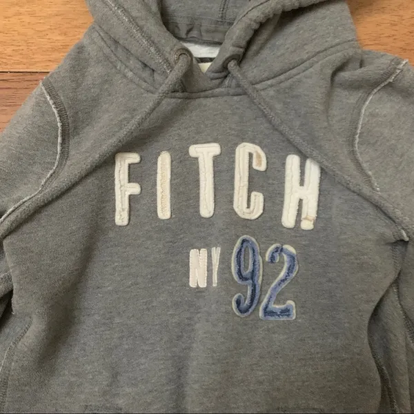 Abercrombie & Fitch | Gray Hoodie Slim Fit XS - Image 2