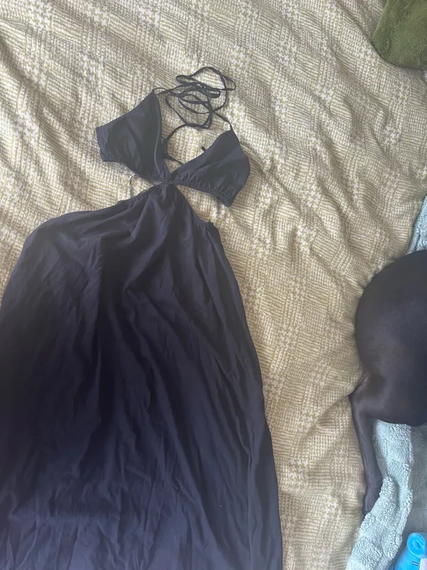Black ZARA Maxi Dress - Image 3