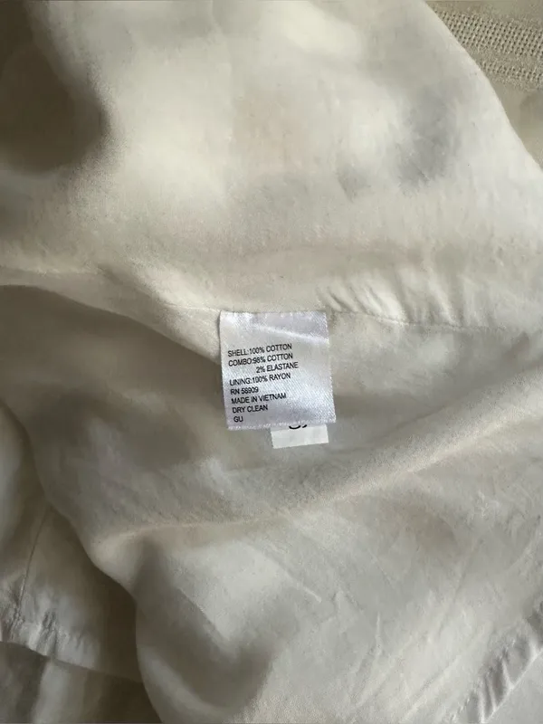 Antonio Melani Keri Tiered Dress White Cotton Rainbow Trim Size 8 Women’s - Image 16