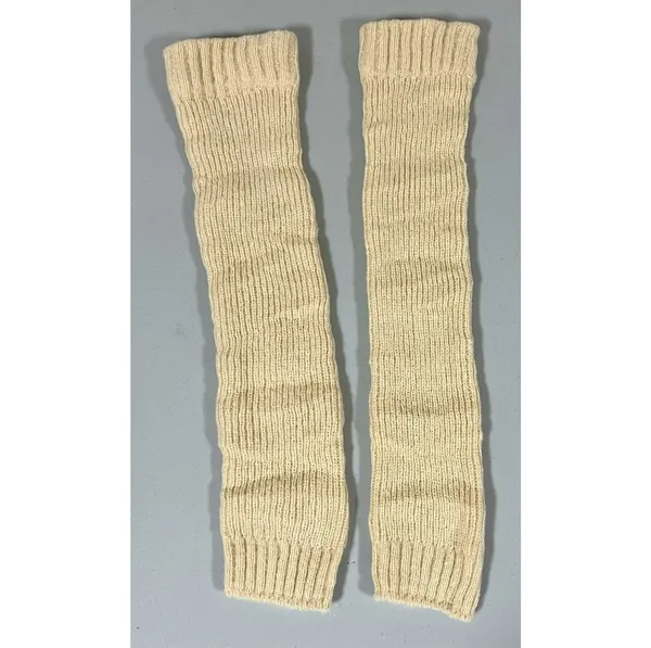 Tan Beige Nude Knit Leg Warmers ✨ - Image 3