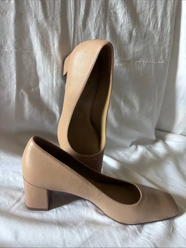 Naturalizer Women's Square-Toe Pumps in Nude Taupe - Image 3