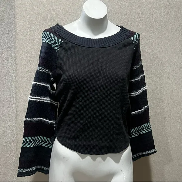 Free people gray pullover sweater - Image 2