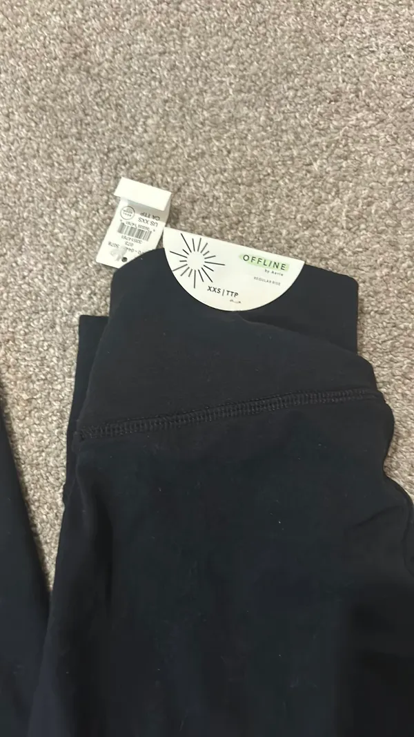 Black Aerie Leggings - Image 3