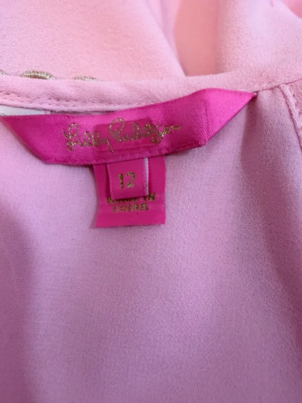 Lilly Pulitzer Resortwear Preppy Coastal Pearl Soft Shift in Coral Reef Tint Sz - Image 8