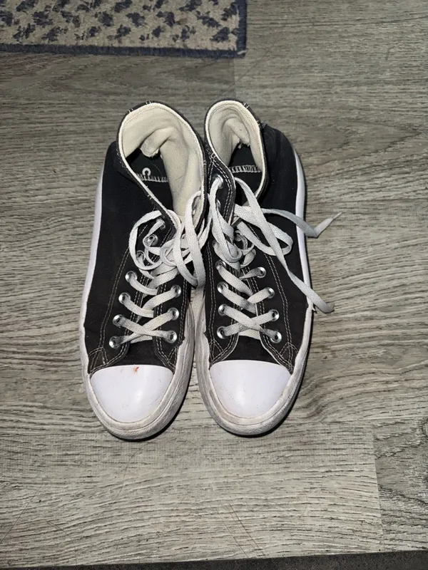 Converse black high top platforms - Image 3