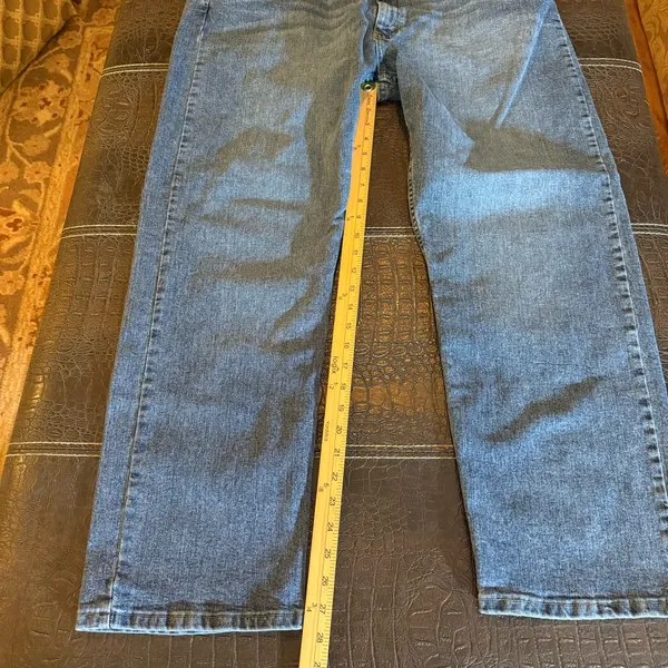 Wrangler Relaxed Fit Jeans Men’s Size 42x30 Blue Denim - Image 3