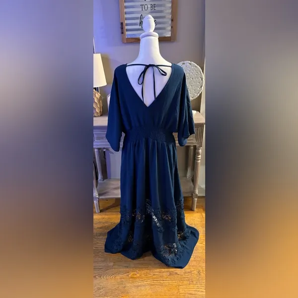 NWT Anniente Maxi Dress Blue Size XXL - Image 6