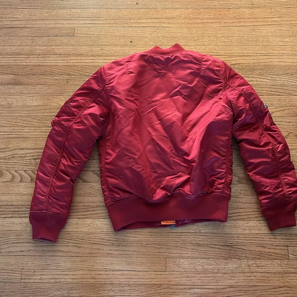 By Jove Bomber Jacket Red - Image 3