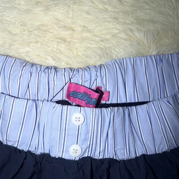 Edikted Janey Bubble‎ Cotton Mini Skort Size Small NWOT - Image 3